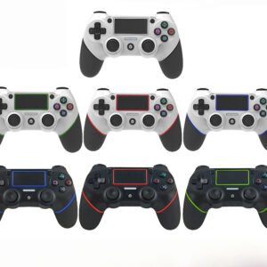 Wireless PS4 Controller with Touchpad & LED Light Bluetooth Gamepad with Headphone Jack
