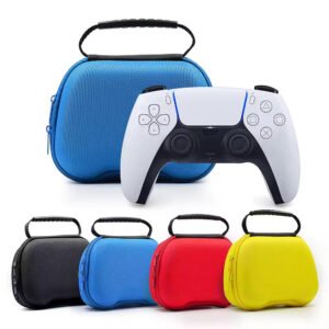 Portable Protective Carrying Case Pouch Hard EVA Travel Storage Bag for PS4 PS5 Gaming Accessories and Electronics